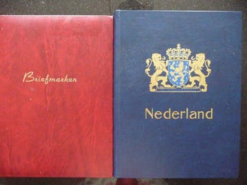 Nederland - Partij postfrisse postzegels in 2 dikke, Gestempeld