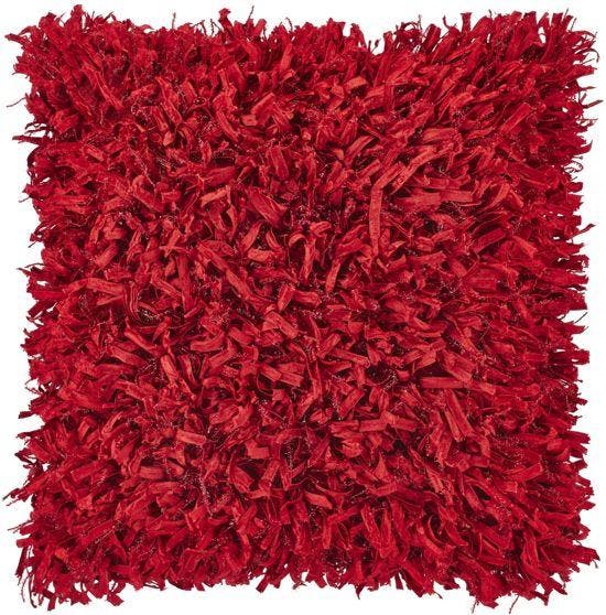 Kussenhoes Shannon 45x45 cm rood, Huis en Inrichting, Woonaccessoires | Kussens, Verzenden