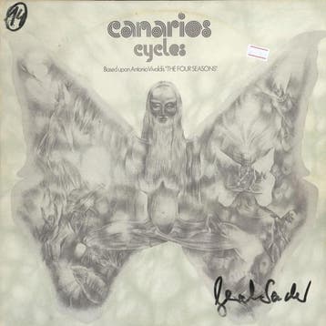 LP gebruikt - Canarios - Cycles, Cd's en Dvd's, Vinyl | Rock, Verzenden, Zo goed als nieuw, Overige formaten