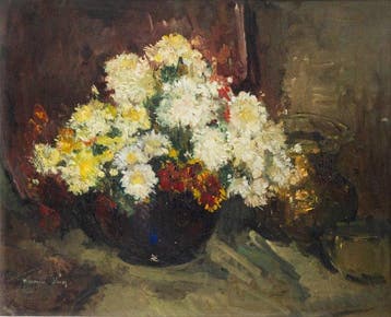 Marcelle Blum (1893-1984) - Fleurs au vase