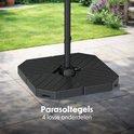 2dekans | Lifegoods Parasoltegels Set van 4 - 50x50x11 cm -, Ophalen of Verzenden, Zo goed als nieuw