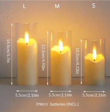 Set van 6 LED Vlamloze Kaarsen met Flikkerend Licht, Huis en Inrichting, Woonaccessoires | Kandelaars en Kaarsen, Verzenden, Nieuw