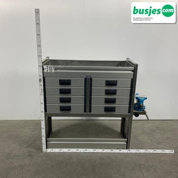 Aluca bedrijfswageninrichting 1010x420x1050mm (3187), Ophalen of Verzenden