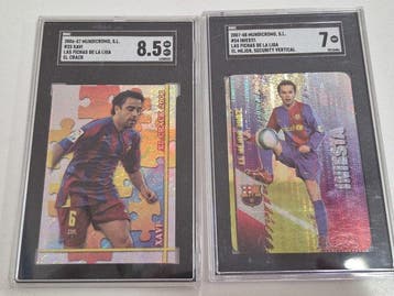 Lotto SGC Barca: Xavi 06/07 El Crack 8.5 + Iniesta 06/07 El, Nieuw