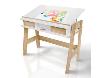 Veiling - Kinderbureau Fietje Plus - Wit, Nieuw