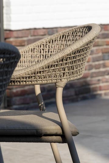 Sienna stapelbare dining tuinstoel rope venao latte Taste, Tuin en Terras, Tuinstoelen, Ophalen of Verzenden, Nieuw, Aluminium