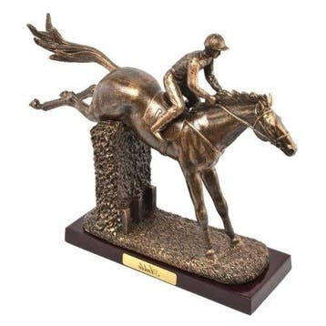 sculptuur, Atlas Editions Arkle Horse & Jockey Sculpture –, Antiek en Kunst