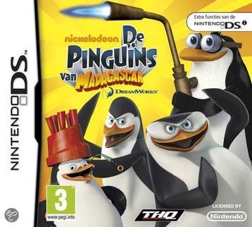 Dreamworks De Pinguins van Madagascar (DS) 3DS, 1 speler, Ophalen of Verzenden, Zo goed als nieuw, Vanaf 12 jaar