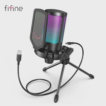 FIFINE Ampligame USB Microfoon voor Gaming & Streaming met P, Verzenden, Nieuw