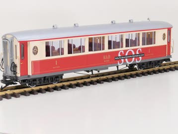 LGB 30653 RhB-SOS-Salonwagen, As 1143, Limited Edition, I..., Overige typen, Nieuw, Ophalen of Verzenden, LGB