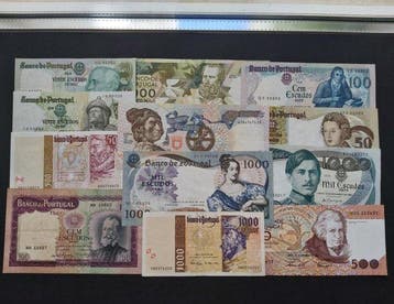 Portugal. - 12 Banknotes - Various Dates (Zonder