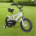 Kinderfiets 14 Inch met Zijwieltjes en Dubbele Remmen, Verzenden, Nieuw