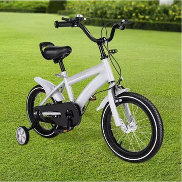 Kinderfiets 14 Inch met Zijwieltjes en Dubbele Remmen, Fietsen en Brommers, Fietsen | Vouwfietsen, Verzenden, Nieuw