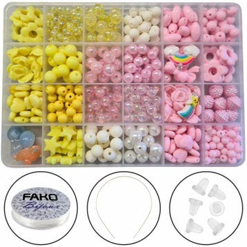 Fako Bijoux - Kralen Set Pastel - Acryl - Sieraden Maken -, Verzenden, Nieuw