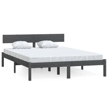 Massief Grenen Bed 120x190 | Tweedekansje | OP=OP, Huis en Inrichting, Slaapkamer | Bedden, Gebruikt, Twijfelaar, 120 cm, Hout