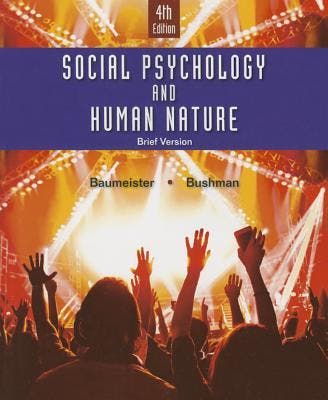 Social Psychology and Human Nature Brief 9781305673540, Verzenden, Zo goed als nieuw