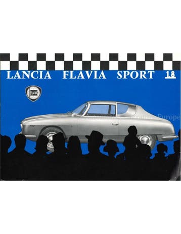 1963 LANCIA FLAVIA SPORT LEAFLET FRANS, Nieuw, Author