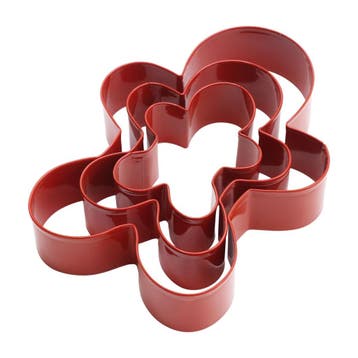 PME Koekjes Uitstekers Gingerbread Set/3**, Verzenden, Nieuw
