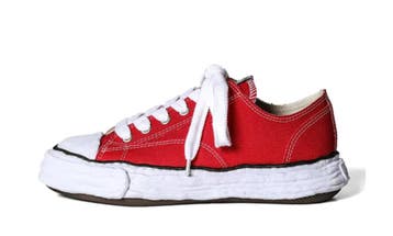 Maison Mihara Yasuhiro Peterson 23 OG Sole Canvas Low Red, Nieuw