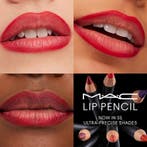 MAC Cosmetics Ruby Woo Lip Pencil Crayon À Lèvres - 1.45g, Ophalen of Verzenden, Nieuw, Lippen, Make-up