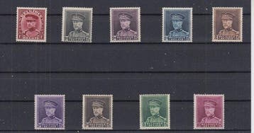 België 1931 - Kepi - OBP : 317/324, Gestempeld