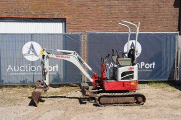 Veiling: Minigraver Takeuchi TB210R Diesel 2018, Ophalen, Graafmachine