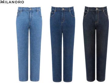 2dekans | Milanoro - Stijlvolle jeansbroek voor heren -, Kleding | Heren, Spijkerbroeken en Jeans, Ophalen of Verzenden, Zo goed als nieuw