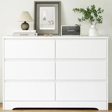 Ladekast met 6 Lades –Houten Dressoir voor Slaap- en Woonkam, Verzenden, Nieuw
