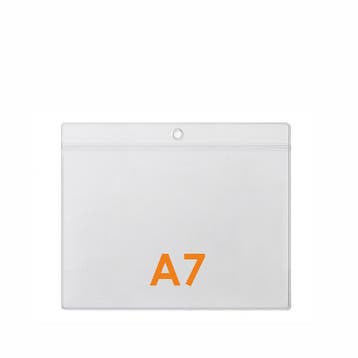 A7 Kaarthouder / Badgehouder - Type PHS-A7-Liggend