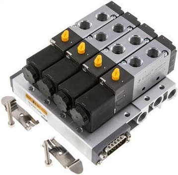 G1/4 4x Pneumatisch Ventiel Terminal 24V DC, Verzenden, Nieuw