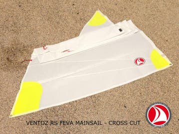 Ventoz RS Feva - Grootzeil - Cross-Cut, Watersport en Boten, Verzenden, Nieuw, 3 tot 6 meter, Minder dan 15 m²