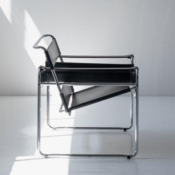 Knoll - Marcel Breuer - Stoel - Wassily Stoel - Staal, Leder