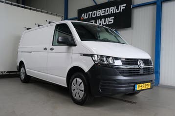 Volkswagen Transporter 2.0 TDI L2H1 - 2x Schuifdeur, Airco,, Gebruikt, Euro 6, Volkswagen, Wit
