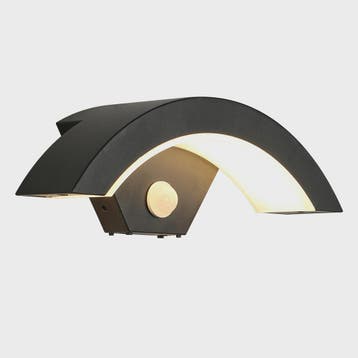 Moderne Zwarte Wandlamp met Bewegingssensor - 24W Warm Licht, Verzenden, Nieuw