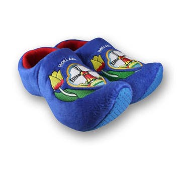 Klomppantoffels klompsloffen blauw/molen/tulpen  + geschenkv, Ophalen of Verzenden, Nieuw