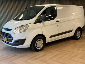 Ford Transit Custom 270 2.0 TDCI L1H1 NAVI CAMERA TREKHAAK W, Stof, Gebruikt, Wit, Ford