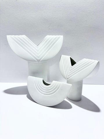 Rosenthal - Ambrogio Pozzi - Vaas (3) - Totem - Biscuit