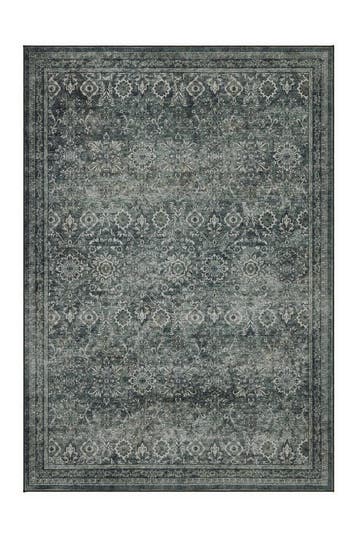 Vintage Vloerkleed | Inka | Floraal | Groen | 280x370 cm, Verzenden, Nieuw