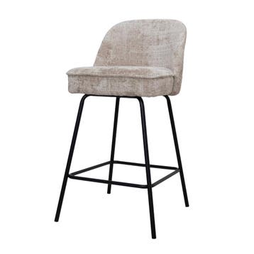 DS4U - Vida barkruk 67 cm - Set van 6 - Champagne - Stof, Ophalen of Verzenden, Nieuw