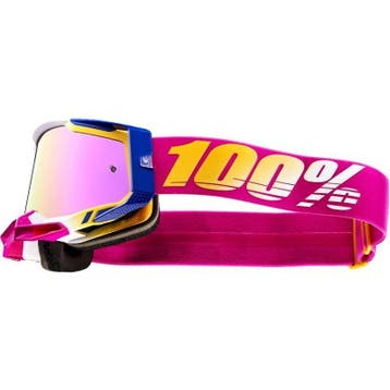 100% Racecraft 2 Crossbril - Roze Spiegel Lens, Verzenden, Nieuw met kaartje, Motorcrosskleding