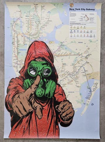 Jinks Kunst - RUSH · NYC Subway Map