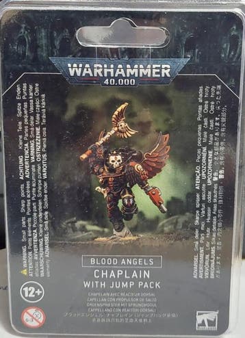 Blood Angels Chaplain with jump pack (Warhammer 40.000, Hobby en Vrije tijd, Wargaming, Ophalen of Verzenden, Nieuw