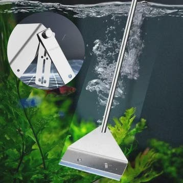 Aquarium Schraper: Dubbelzijdig Algenverwijderaar voor Glas, Verzenden, Nieuw