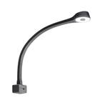 LED Lamp met Zwanenhals F Flexibel  12V Zwart, Nieuw