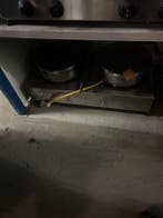 Occasion 2- pans pannenkoeken machine, Ophalen, Gebruikt