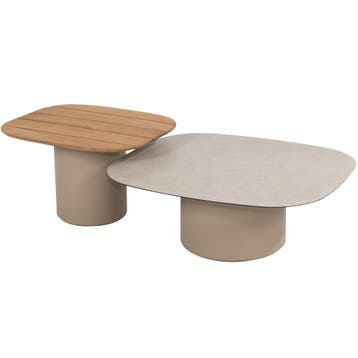 Demi set loungetafels 50x60 cm en 70x80 cm latte Taste 4SO, Ophalen of Verzenden, Nieuw