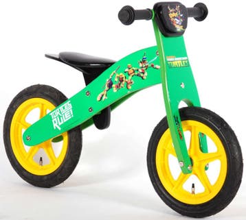 Teenage Mutant Ninja Turtles houten loopfiets 12 inch, Ophalen of Verzenden, Nieuw