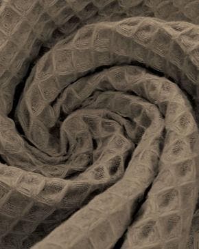Wafel Katoen Taupe, Nieuw, Grijs