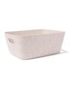 HEMA Mand 33x14cm vilt beige, Verzenden, Nieuw