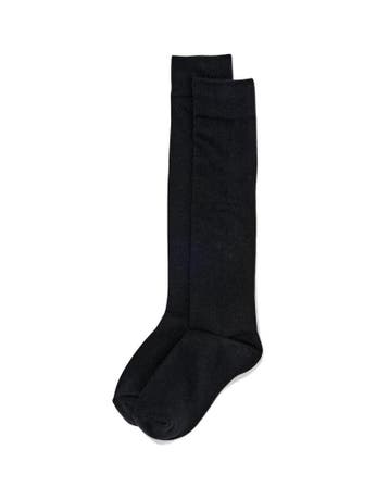 HEMA Dames kniekousen - 2 paar zwart 3=40% / 2=20%, Verzenden, Nieuw